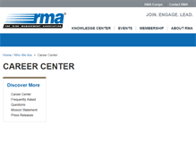 Tablet Screenshot of careers.rmahq.org